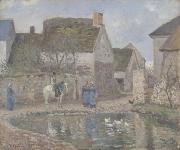 The Pond at Ennery, Camille Pissarro